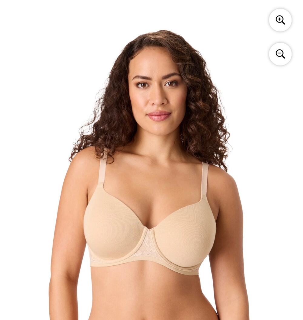 Bali T Shirt Full Coverage Underwire Bra Size 42D Brown
